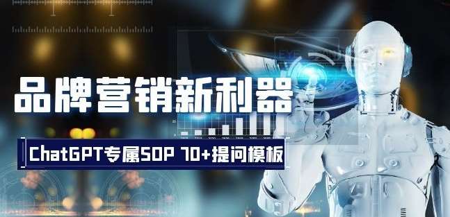 品牌营销新利器：ChatGPT专属SOP，70+提问模板【文档】网创吧-网创项目资源站-副业项目-创业项目-搞钱项目网创吧