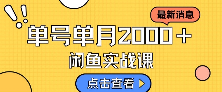 最新闲鱼日入500＋，虚拟资料变现喂饭级讲解网创吧-网创项目资源站-副业项目-创业项目-搞钱项目网创吧
