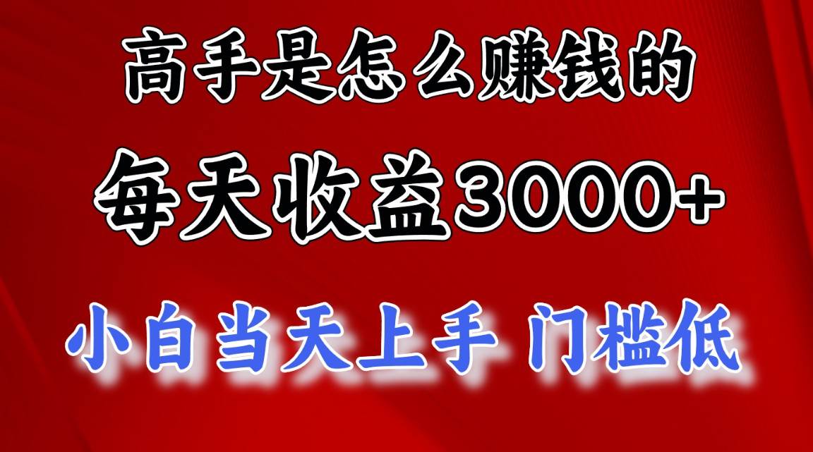 （12144期）1天收益3000+，月收益10万以上，24年8月份爆火项目网创吧-网创项目资源站-副业项目-创业项目-搞钱项目网创吧