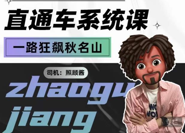 照顾酱·直通车系统课，从0到1搭建你的付费推广思维，讲基础，讲思路，讲方法，也讲实操网创吧-网创项目资源站-副业项目-创业项目-搞钱项目网创吧