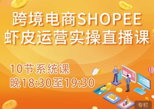 跨境电商Shopee虾皮运营实操直播课，从零开始学，入门到精通（10节系统课）网创吧-网创项目资源站-副业项目-创业项目-搞钱项目网创吧