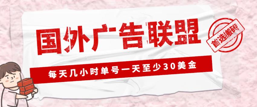 外面收费1980的最新国外LEAD广告联盟搬砖项目，单号一天至少30美金【详细玩法教程】网创吧-网创项目资源站-副业项目-创业项目-搞钱项目网创吧