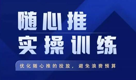飞哥·随心推实操训练，优化随心推投放，避免浪费预算网创吧-网创项目资源站-副业项目-创业项目-搞钱项目网创吧