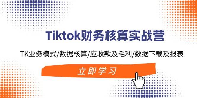 （11978期）Tiktok财务核算实战营：TK业务模式/数据核算/应收款及毛利/数据下载及报表网创吧-网创项目资源站-副业项目-创业项目-搞钱项目网创吧