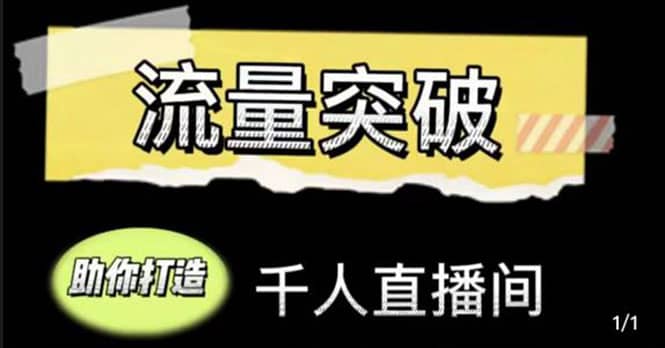 直播运营实战视频课，助你打造千人直播间（14节视频课）网创吧-网创项目资源站-副业项目-创业项目-搞钱项目网创吧