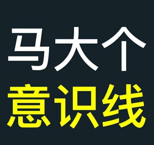 马大个意识线，一门改变人生意识的课程，讲解什么是能力线什么是意识线网创吧-网创项目资源站-副业项目-创业项目-搞钱项目网创吧