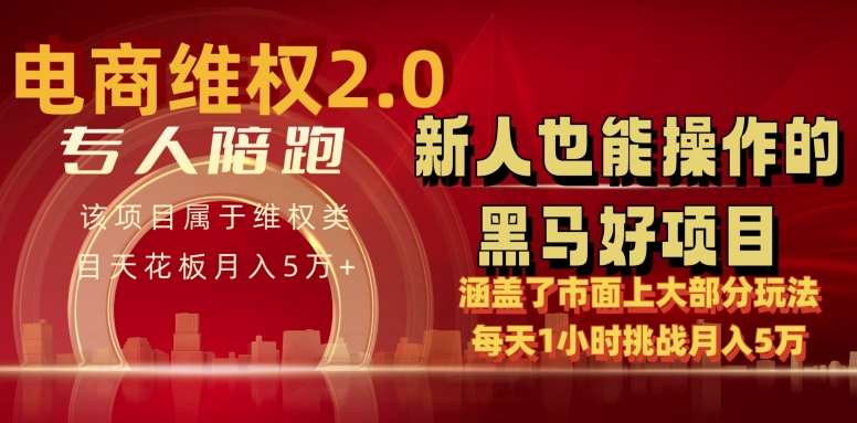 电商维权 4.0 如何做到月入 5 万+每天 1 小时新人也能快速上手【仅揭秘】网创吧-网创项目资源站-副业项目-创业项目-搞钱项目网创吧