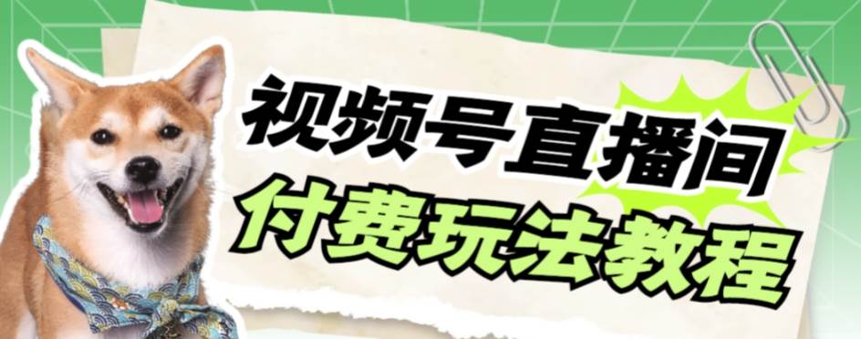 （7660期）视频号美女付费无人直播，轻松日入500+【详细玩法教程】网创吧-网创项目资源站-副业项目-创业项目-搞钱项目网创吧