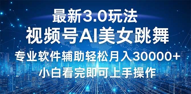 （12788期）视频号最新3.0玩法，当天起号小白也能轻松月入30000+网创吧-网创项目资源站-副业项目-创业项目-搞钱项目网创吧