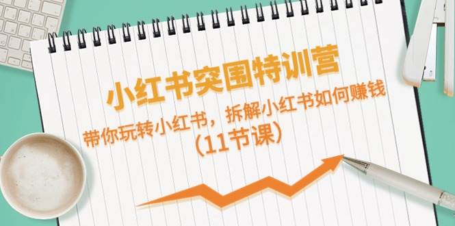 小红书突围特训营，拆解小红书如何赚钱，带你玩转小红书（11节课）网创吧-网创项目资源站-副业项目-创业项目-搞钱项目网创吧