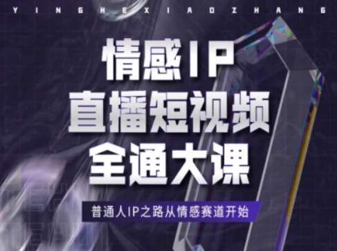 情感IP直播短视频全通大课，普通人IP之路从情感赛道开始网创吧-网创项目资源站-副业项目-创业项目-搞钱项目网创吧