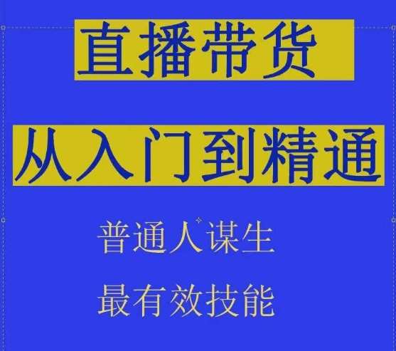 2024抖音直播带货直播间拆解抖运营从入门到精通，普通人谋生最有效技能网创吧-网创项目资源站-副业项目-创业项目-搞钱项目网创吧