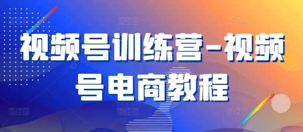 视频号训练营-视频号电商教程网创吧-网创项目资源站-副业项目-创业项目-搞钱项目网创吧