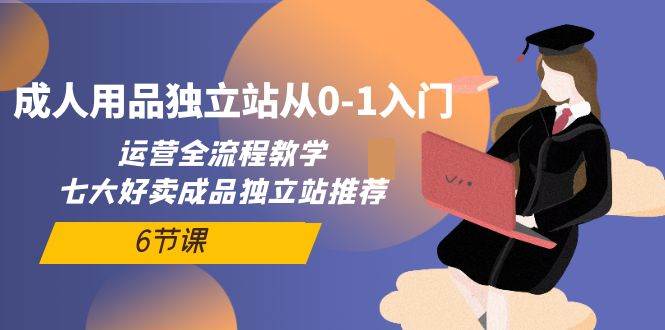 （10082期）成人用品独立站从0-1入门，运营全流程教学，七大好卖成品独立站推荐-6节课网创吧-网创项目资源站-副业项目-创业项目-搞钱项目网创吧