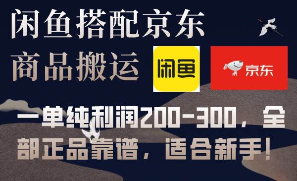 （7892期）闲鱼搭配京东备份库搬运，一单纯利润200-300，全部正品靠谱，适合新手！网创吧-网创项目资源站-副业项目-创业项目-搞钱项目网创吧