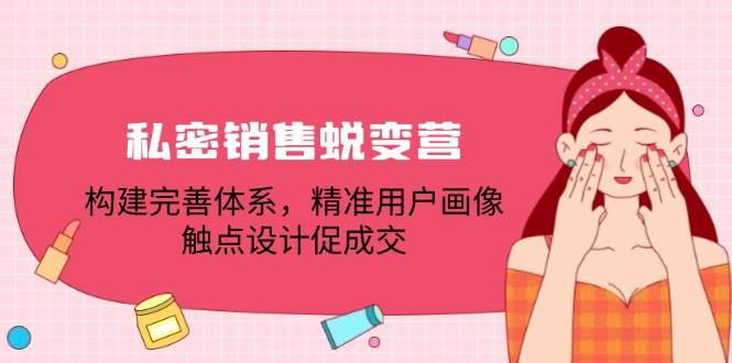 （12436期）私密销售蜕变营：构建完善体系，精准用户画像，触点设计促成交网创吧-网创项目资源站-副业项目-创业项目-搞钱项目网创吧