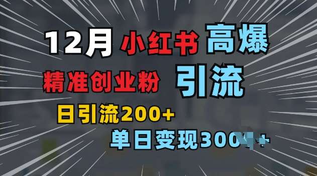 小红书一张图片“引爆”创业粉，单日+200+精准创业粉 可筛选付费意识创业粉【揭秘】网创吧-网创项目资源站-副业项目-创业项目-搞钱项目网创吧
