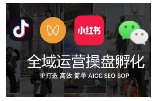 全域运营操盘(抖音+私域+小红书)，IP打造高效简单网创吧-网创项目资源站-副业项目-创业项目-搞钱项目网创吧