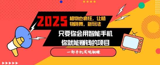 2025蓝海新玩法植物也疯狂，跳舞的植物视频有流量涨粉快，多平台去发布，轻松月入过W网创吧-网创项目资源站-副业项目-创业项目-搞钱项目网创吧