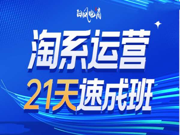 淘系运营21天速成班35期，年前最后一波和2025方向网创吧-网创项目资源站-副业项目-创业项目-搞钱项目网创吧