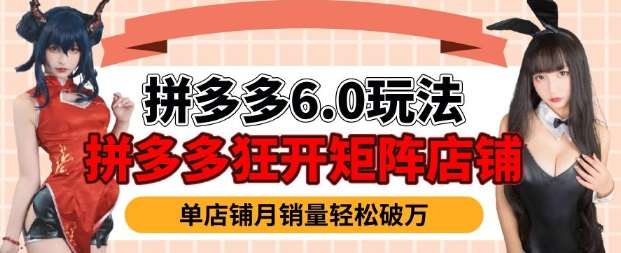 拼多多虚拟商品暴利6.0玩法，轻松实现月入过W网创吧-网创项目资源站-副业项目-创业项目-搞钱项目网创吧