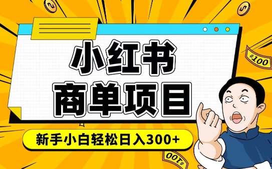 小红书千粉商单，稳定快速变现项目，实现月入6-8k并不是很难网创吧-网创项目资源站-副业项目-创业项目-搞钱项目网创吧