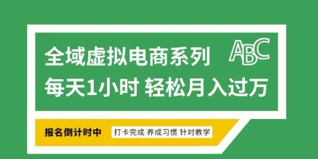 全域虚拟电商变现系列，通过平台出售虚拟电商产品从而获利网创吧-网创项目资源站-副业项目-创业项目-搞钱项目网创吧