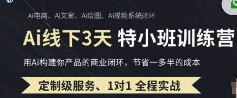 AI实操培训第20-21期线下，0基础保姆级教程，3月最新整理，企业获客、降本增效、打造超级个体网创吧-网创项目资源站-副业项目-创业项目-搞钱项目网创吧