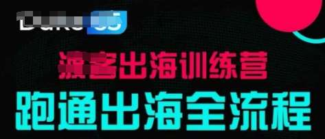 出海训练营基础课，​跑通出海全流程，实战案例拆解网创吧-网创项目资源站-副业项目-创业项目-搞钱项目网创吧