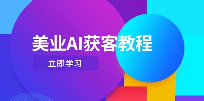（14536期）美业AI获客教程，用Deepseek+数字人，轻松玩转抖音直播间网创吧-网创项目资源站-副业项目-创业项目-搞钱项目网创吧