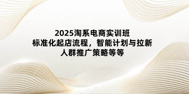 （14522期）2025淘系电商实训班：标准化起店流程，智能计划与拉新，人群推广策略等等网创吧-网创项目资源站-副业项目-创业项目-搞钱项目网创吧