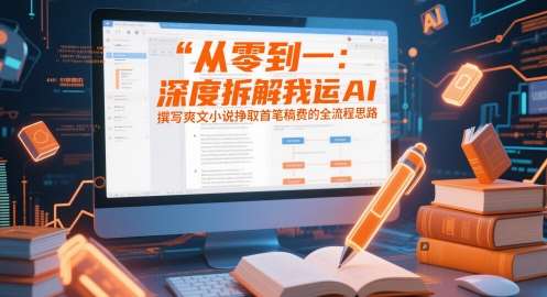 从零到一：深度拆解我运用AI撰写爽文小说挣取首笔稿费的全流程思路网创吧-网创项目资源站-副业项目-创业项目-搞钱项目网创吧