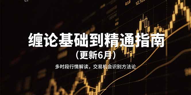 （15184期）缠论基础到精通指南（更新6月）多时段行情解读，交易机会识别方法论网创吧-网创项目资源站-副业项目-创业项目-搞钱项目网创吧