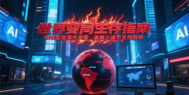 （15220期）付费文章《世界变局生存指南，AI转型加海外突围，破解小城市生存陷阱》网创吧-网创项目资源站-副业项目-创业项目-搞钱项目网创吧