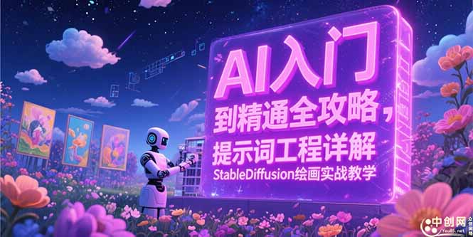（15181期）AI入门到精通全攻略，提示词工程详解，StableDiffusion绘画实战教学网创吧-网创项目资源站-副业项目-创业项目-搞钱项目网创吧