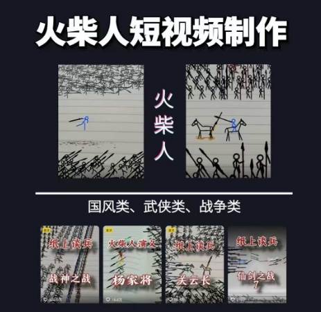 图片[2]网创吧-网创项目资源站-副业项目-创业项目-搞钱项目火柴人动画制作教程：从拳脚设计到武器运用，国风短视频新赛道网创吧-网创项目资源站-副业项目-创业项目-搞钱项目网创吧