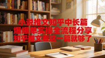 小说推文知乎中长篇爆单实操全流程分享，知乎推文看这一篇就够了网创吧-网创项目资源站-副业项目-创业项目-搞钱项目网创吧