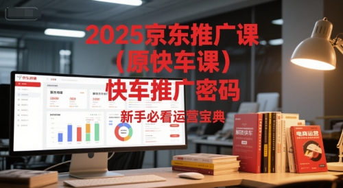 2025京东推广课（原快车课）解锁京东快车推广密码，新手必看运营宝典网创吧-网创项目资源站-副业项目-创业项目-搞钱项目网创吧