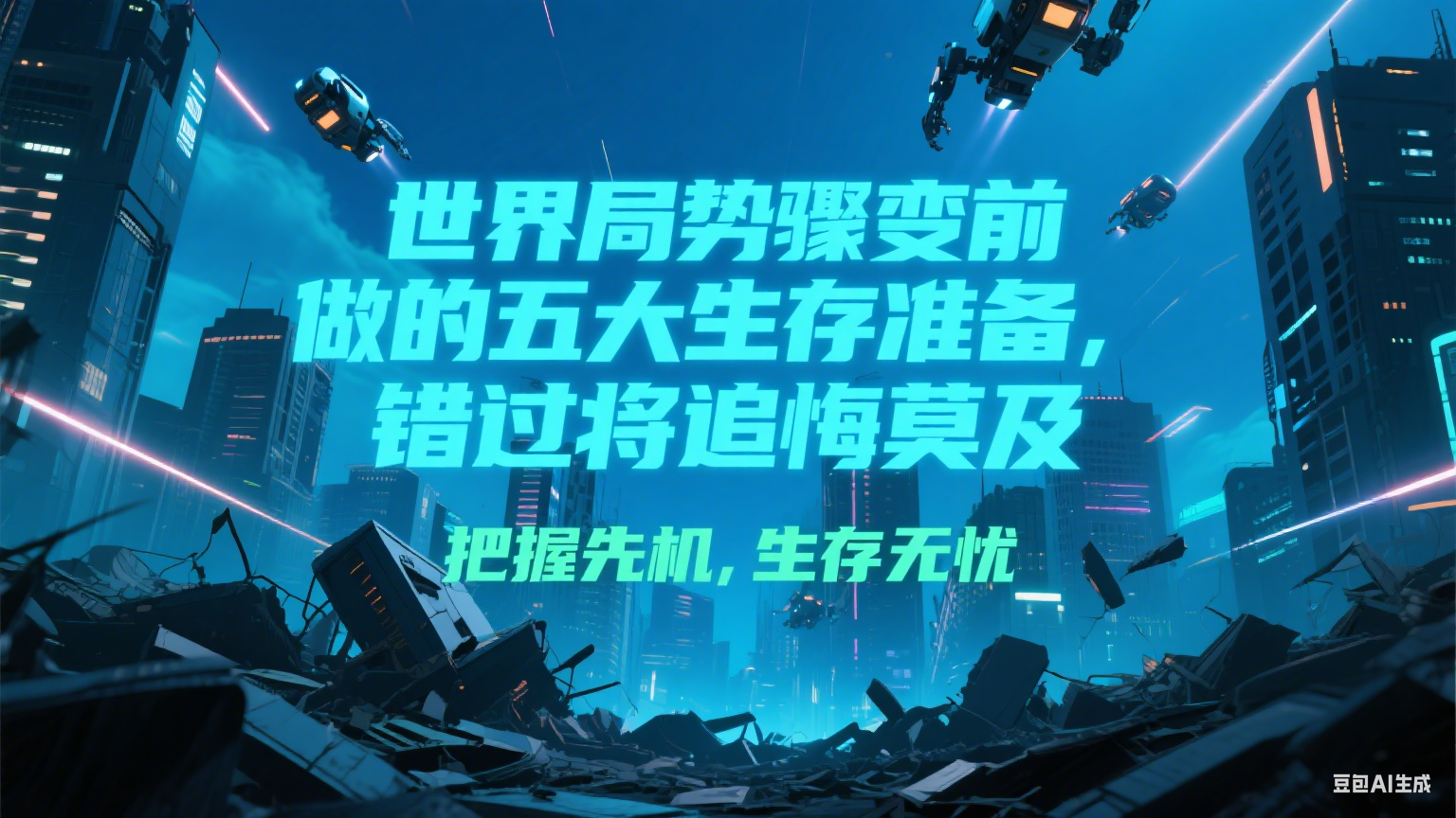 付费文章《世界局势骤变前必做的五大生存准备，错过将追悔莫及》网创吧-网创项目资源站-副业项目-创业项目-搞钱项目网创吧