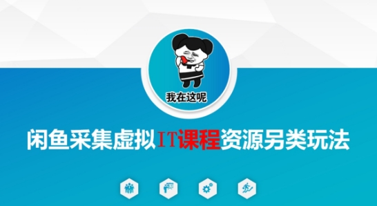 闲鱼采集虚拟IT课程资源另类玩法，干货满满网创吧-网创项目资源站-副业项目-创业项目-搞钱项目网创吧