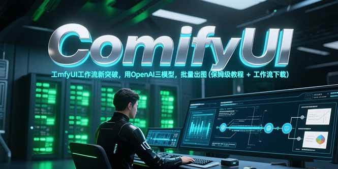 ComfyUI工作流新突破，用OpenAI三模型，批量出图(保姆级教程+工作流下载)网创吧-网创项目资源站-副业项目-创业项目-搞钱项目网创吧