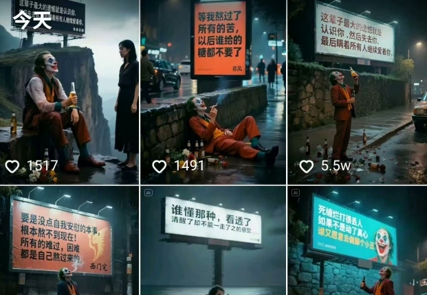 图片[2]网创吧-网创项目资源站-副业项目-创业项目-搞钱项目一条视频竟然15W赞！用AI制作小丑自嘲扎心文案视频，当下非常火爆的短视频流量神器网创吧-网创项目资源站-副业项目-创业项目-搞钱项目网创吧