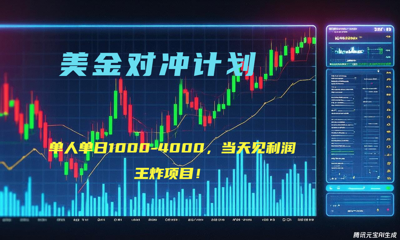（15333期）2025年最暴力项目“美金先登计划”最新最强对冲战法，每日实际收益1K-4K网创吧-网创项目资源站-副业项目-创业项目-搞钱项目网创吧