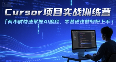 Cursor项目实战训练营，两小时快速掌握AI编程，零基础也能轻松上手网创吧-网创项目资源站-副业项目-创业项目-搞钱项目网创吧