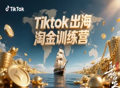 Tiktok出海淘金训练营,跨境电商TK实战变现网创吧-网创项目资源站-副业项目-创业项目-搞钱项目网创吧