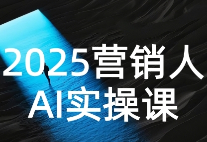 2025营销人Al实操课，AI营销抢跑实战，从Prompt到方案，效率碾压同行网创吧-网创项目资源站-副业项目-创业项目-搞钱项目网创吧