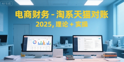 电商财务-淘系天猫对账2025，理论+实操网创吧-网创项目资源站-副业项目-创业项目-搞钱项目网创吧