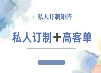 小红书自媒体咨询师IP教程,私人定制+高客单网创吧-网创项目资源站-副业项目-创业项目-搞钱项目网创吧