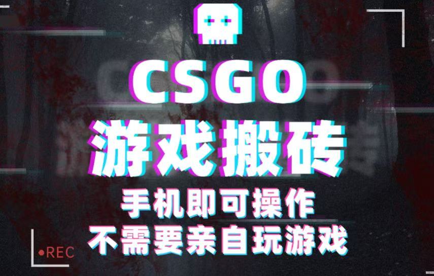 CSGO游戏挂机捡漏,单日扫货500+,年底小高峰上车可吃肉,手机即可操作兼职副业网创吧-网创项目资源站-副业项目-创业项目-搞钱项目网创吧