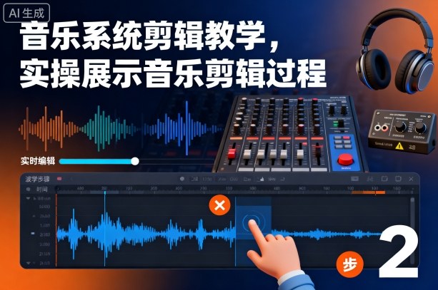 音乐系统剪辑教学，实操展示音乐剪辑过程网创吧-网创项目资源站-副业项目-创业项目-搞钱项目网创吧